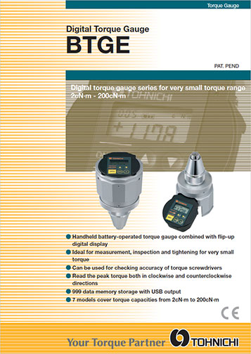 BTGE-G Digital Torque Gauge